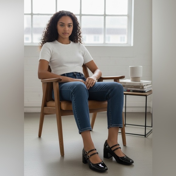 Xappeal Black Patent Heels - Picture 2 of 4